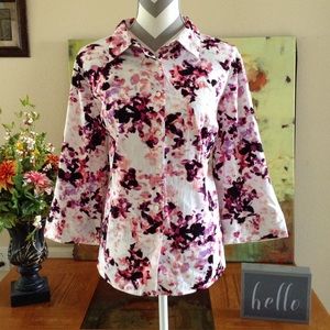 Plus Size Lightweight Sleeved Blouse